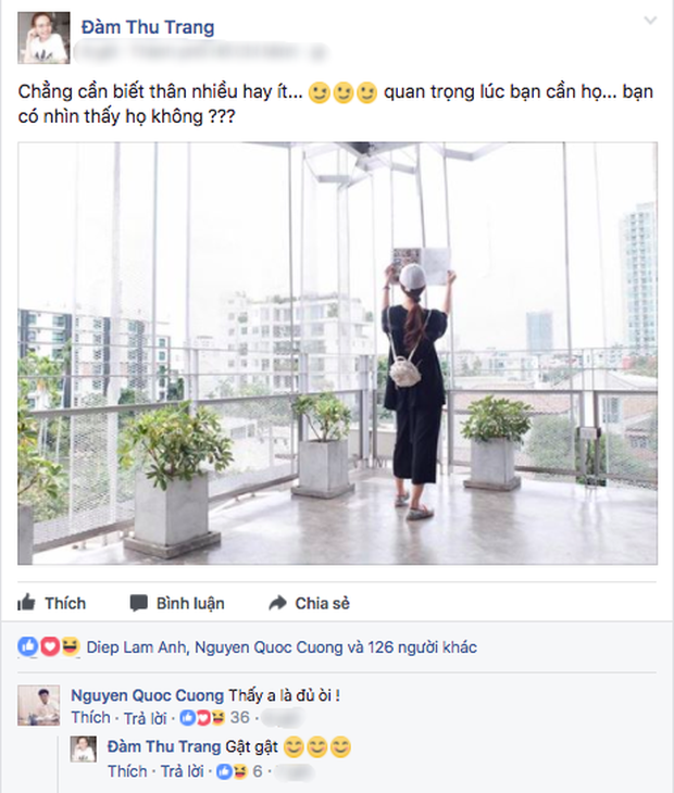 Cường Đô la công khai “người mới” là Đàm Thu Trang ảnh 1