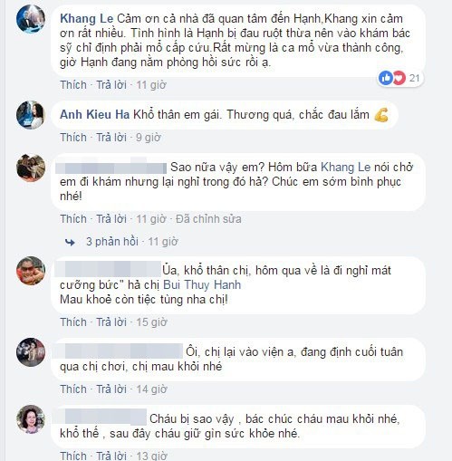 Cắt bỏ tử cung chưa bao lâu, Thúy Hạnh lại phải mổ vì đau ruột thừa ảnh 2