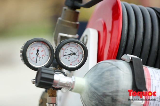 Cận cảnh siêu moto chữa cháy của lính cứu hoả Việt Nam ảnh 5