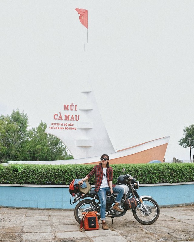 Nữ phượt thủ 9x gây 'sốt' với hành trình 45 ngày chạy xe máy xuyên Việt ảnh 9