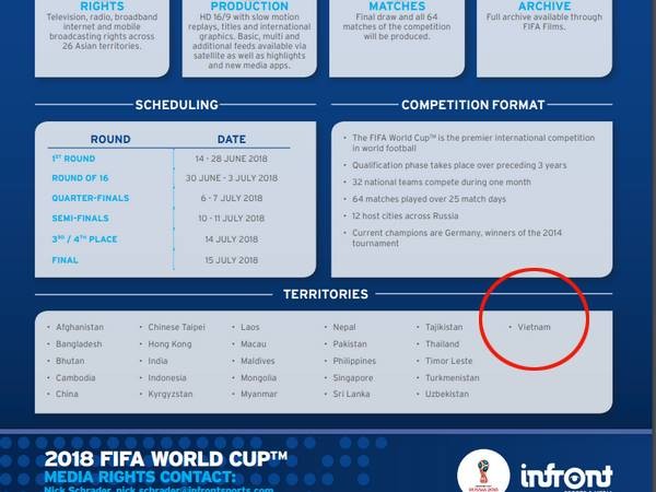 Đài THVN và FIFA đã đạt được thoả thuận về bản quyền World Cup 2018 ảnh 1