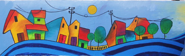 Rực rỡ sắc màu với con đường bích họa đầu tiên trên đảo Lý Sơn ảnh 8