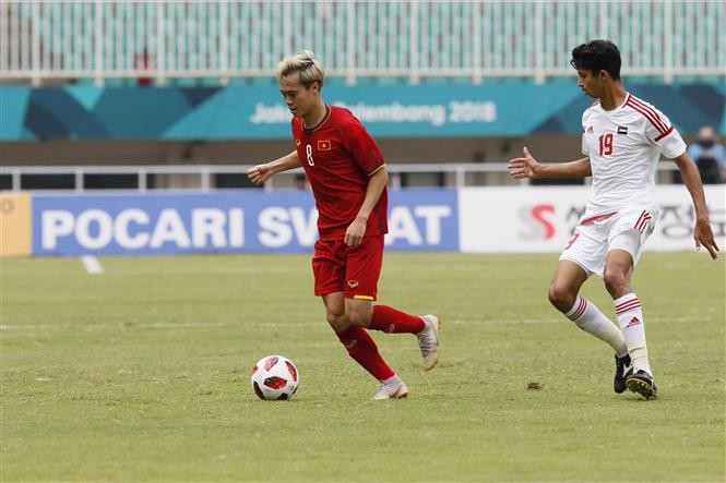 Những pha bóng gay cấn giữa Olympic Việt Nam và Olympic UAE ảnh 4