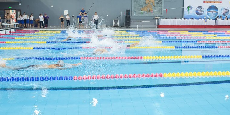 Vận động viên bơi lội TP Thanh Hóa gặt hái ‘mưa’ huy chương tại Cúp Sun Sport Complex ảnh 1