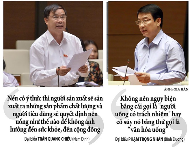 Nghị trường nóng với 'uống rượu có văn hóa' ảnh 1