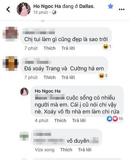 Hà Hồ đáp trả khi bị nghi 'đá xoáy' Cường Đô La và Đàm Thu Trang ảnh 2