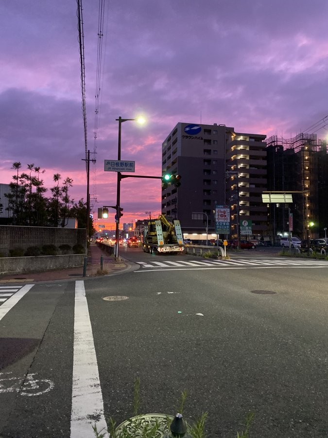 Bầu trời Nhật Bản chuyển tím đáng sợ trước siêu bão mạnh nhất trong 60 năm ảnh 4