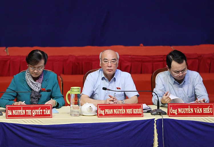 Đại biểu Quốc hội tiếp xúc cử tri Thủ Thiêm ảnh 1