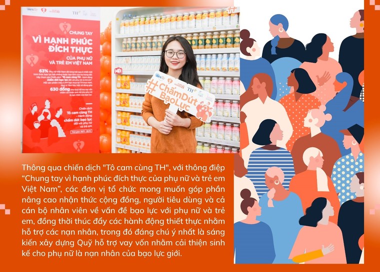 Nhìn lại chiến dịch "Tô cam" của TH và Quỹ Vì Tầm Vóc Việt chung tay chống bạo lực giới ảnh 4