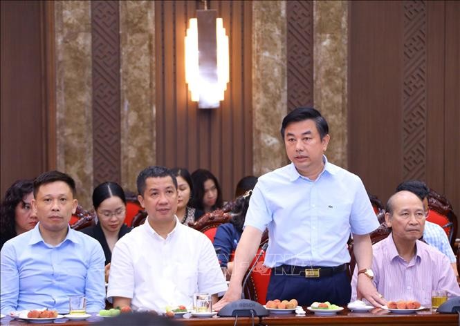 Lãnh đạo Hà Nội gặp mặt đại diện các cơ quan báo chí ảnh 3