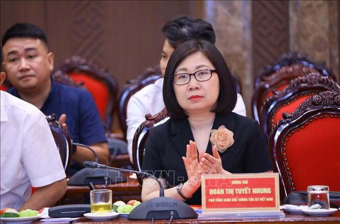 Lãnh đạo Hà Nội gặp mặt đại diện các cơ quan báo chí ảnh 4