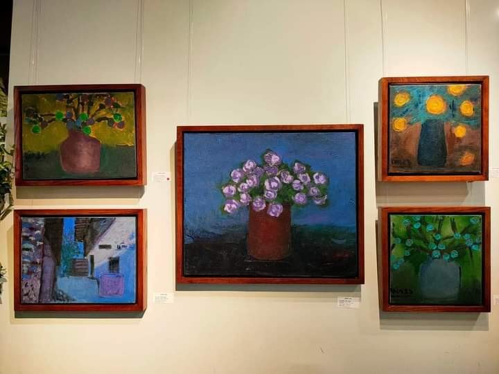 Nữ sĩ Giáng Vân: Tuổi 60 rực rỡ như áng mây chiều cùng hội họa ảnh 3