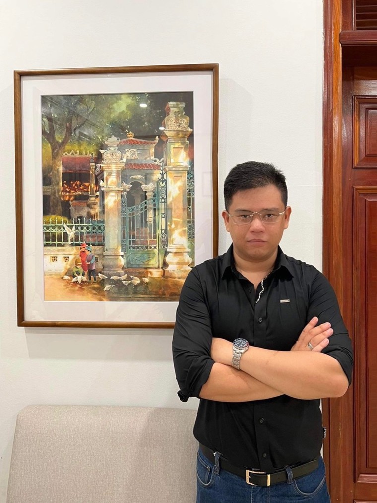 Yêu Hà Nội trong từng nét cọ vẽ ảnh 1