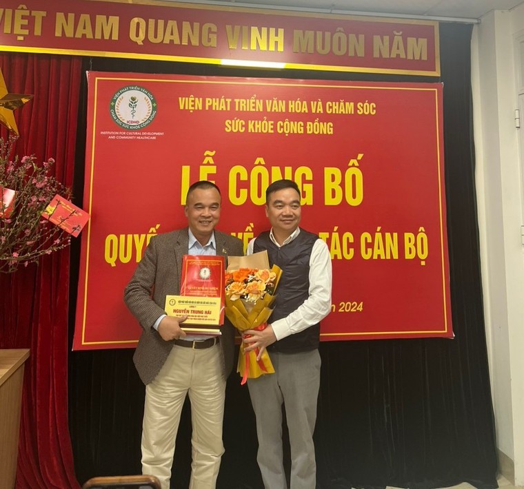 Viện Phát triển văn hóa và chăm sóc sức khỏe cộng đồng: Kiện toàn bộ máy cán bộ và chức danh quản lý ảnh 2