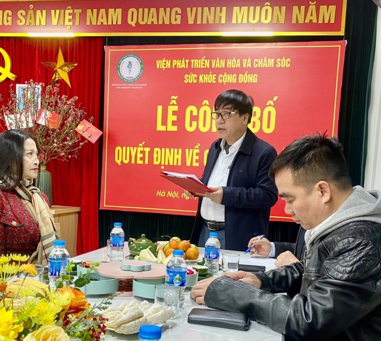 Viện Phát triển văn hóa và chăm sóc sức khỏe cộng đồng: Kiện toàn bộ máy cán bộ và chức danh quản lý ảnh 6