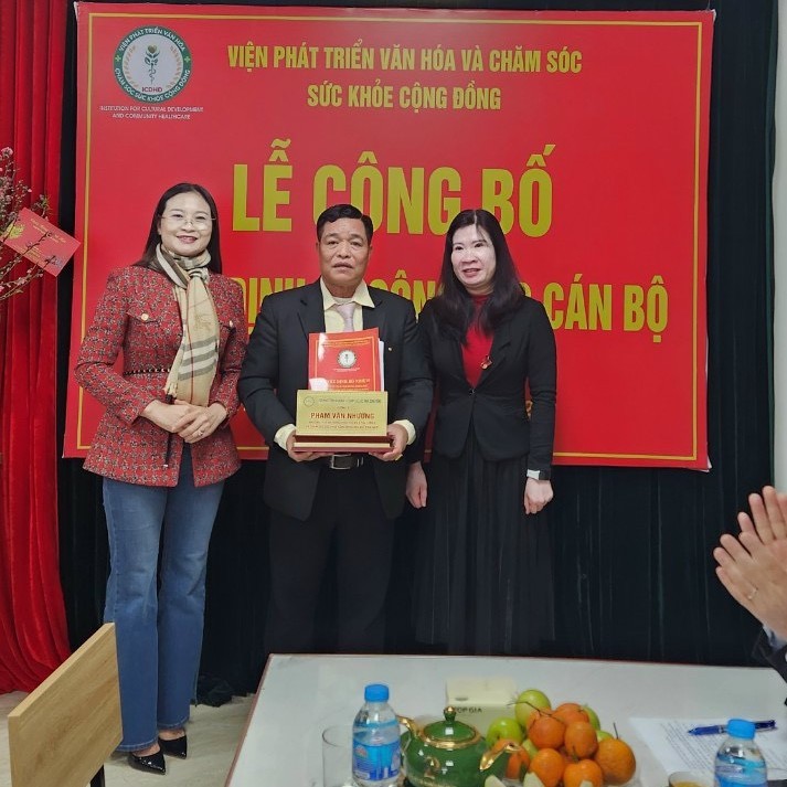 Viện Phát triển văn hóa và chăm sóc sức khỏe cộng đồng: Kiện toàn bộ máy cán bộ và chức danh quản lý ảnh 4