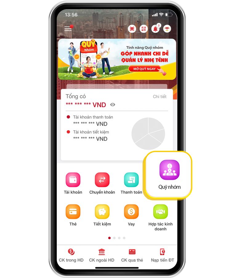 Thêm tính năng Quỹ nhóm, App HDBank tiếp tục gia tăng lợi ích của hệ sinh thái số ảnh 1