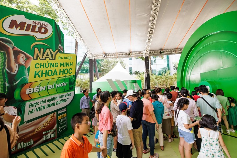 “Trạm sạc Sức bền 24h Khổng lồ” của Nestlé MILO tiếp tục được tổ chức tại Hà Nội ảnh 1