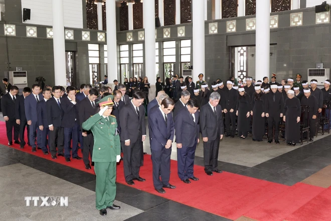 TRỰC TIẾP: Lễ truy điệu và an táng Tổng Bí thư Nguyễn Phú Trọng ảnh 60