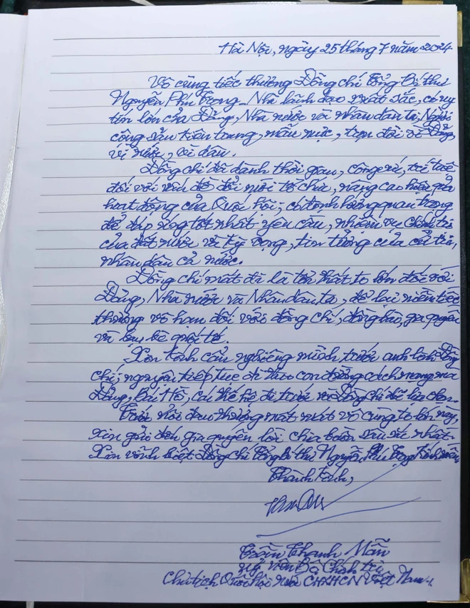 TRỰC TIẾP: Lễ truy điệu và an táng Tổng Bí thư Nguyễn Phú Trọng ảnh 63