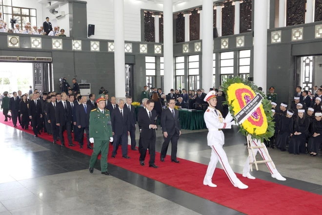 TRỰC TIẾP: Lễ truy điệu và an táng Tổng Bí thư Nguyễn Phú Trọng ảnh 31