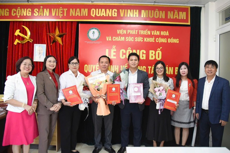 Viện Phát triển văn hóa và chăm sóc sức khỏe cộng đồng "kết nạp" thêm nhiều nhân sự mới ảnh 3