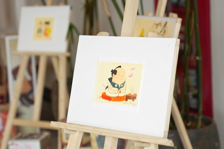 Tìm về tuổi thơ với 1.200 chiếc đèn đăng và bộ tranh “Ký ức đồng dao” tại núi Bà Đen ảnh 1