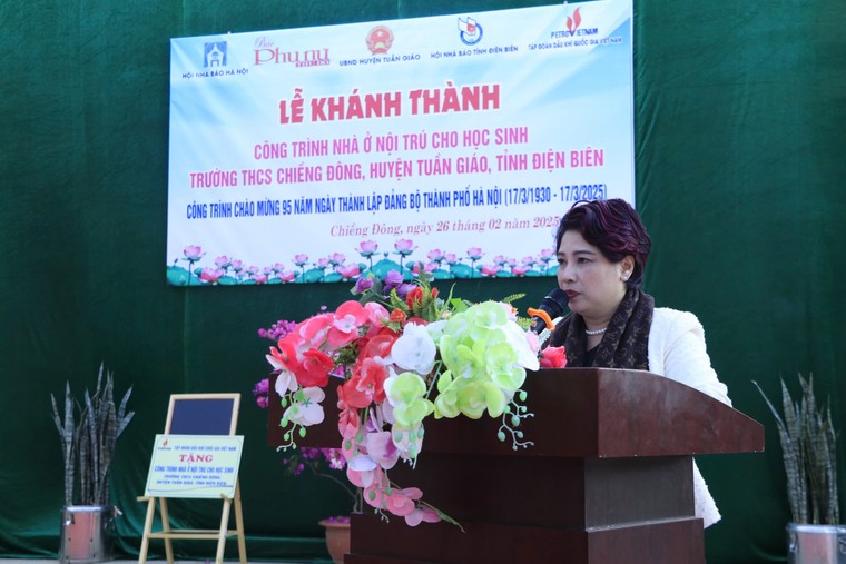 Báo Phụ nữ Thủ đô khánh thành Nhà nội trú cho học sinh dân tộc ở Điện Biên ảnh 1