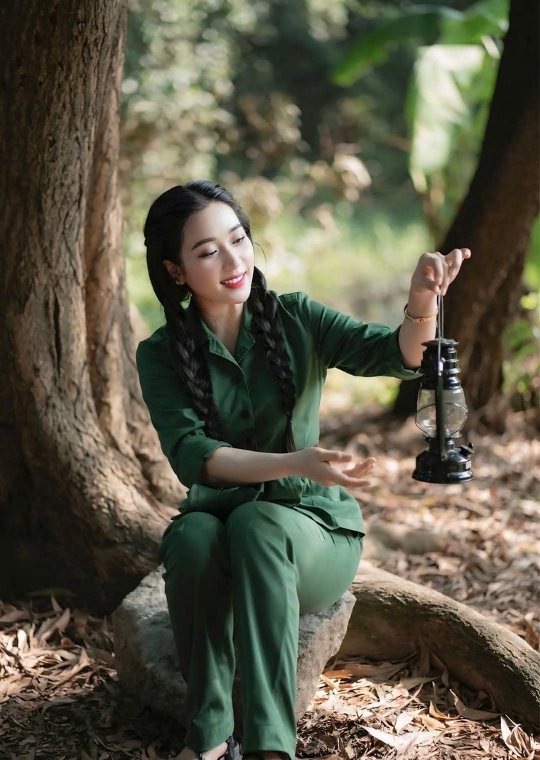 Nữ quân nhân “gây thương nhớ" với loạt ảnh mặc quân phục ảnh 4