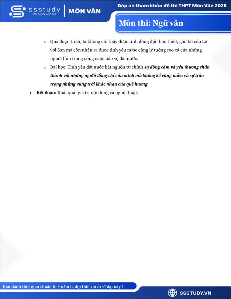 Gợi ý đáp án môn Ngữ văn Kỳ thi tốt nghiệp THPT năm 2025 ảnh 3