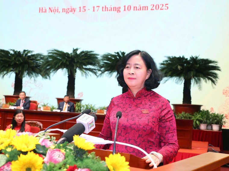 Bế mạc Đại hội Đại biểu Đảng bộ Thành phố Hà Nội khóa XVIII ảnh 1