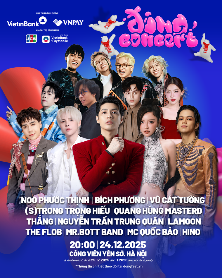 Lộ diện dàn nghệ sĩ “khuấy đảo” Đông Concert 2025 ảnh 1