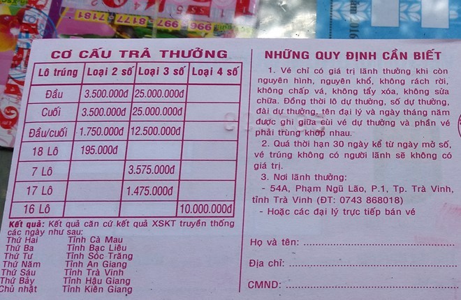  Vé số tự chọn kiểu 'đánh đề' ở miền Tây ảnh 1