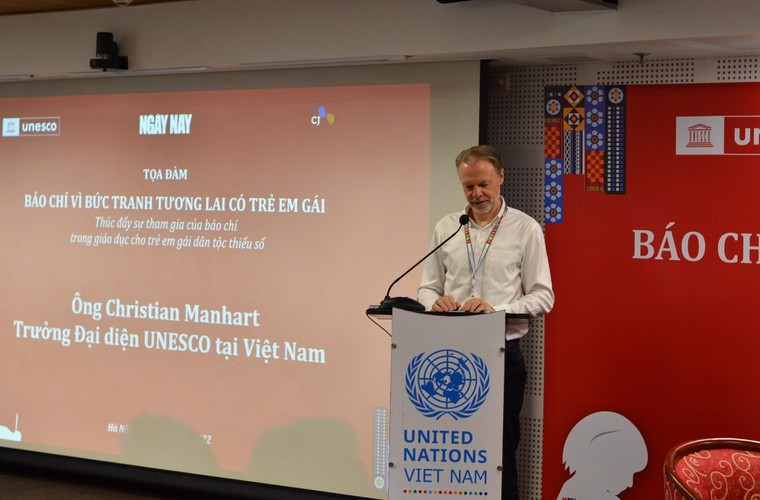 UNESCO tin tưởng báo chí trong việc khắc họa hình ảnh đa chiều tích cực về phụ nữ & trẻ em gái DTTS ảnh 1