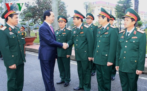 Chủ tịch nước nói chuyện với quân dân Trường Sa qua cầu truyền hình ảnh 2