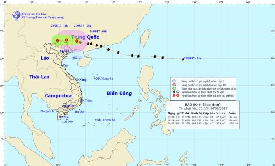 Nguy cơ lũ quét khu vực Quảng Ninh-Lạng Sơn do bão Hato ảnh 1