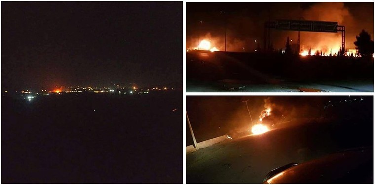 [VIDEO]: Tên lửa Israel nhắm vào các mục tiêu quân sự của Syria ảnh 1