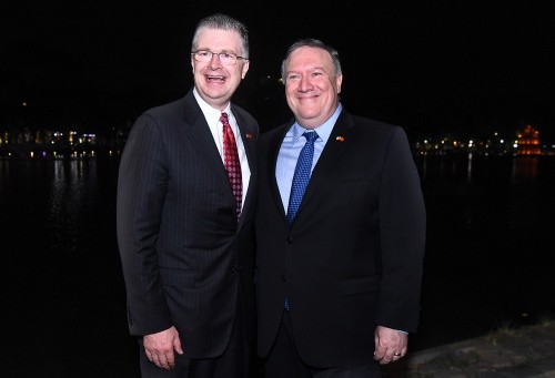 Tổng Bí thư Nguyễn Phú Trọng tiếp Ngoại trưởng Mỹ Mike Pompeo ảnh 1