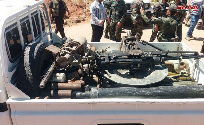 Chiến sự Syria: Phiến quân tại Quneitra giao nộp vũ khí hạng nặng ảnh 3
