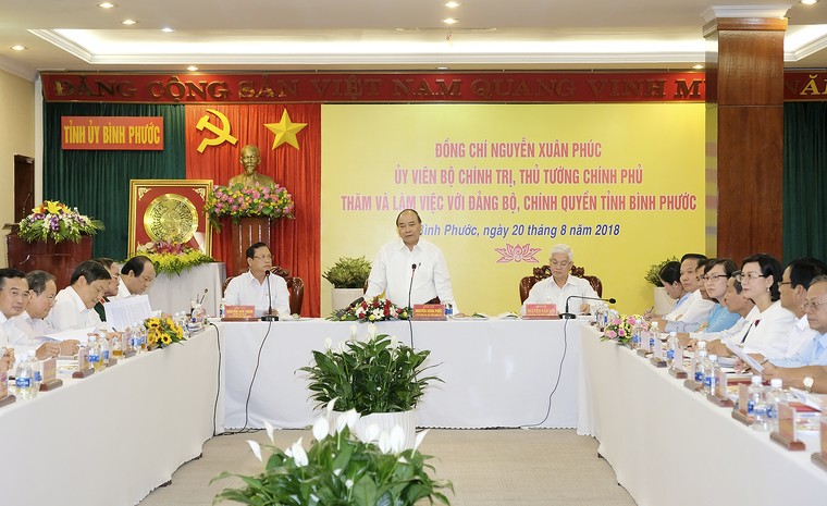 Thủ tướng hoan nghênh Bình Phước thu hút được 'sếu lớn, đại bàng về làm tổ' ảnh 1