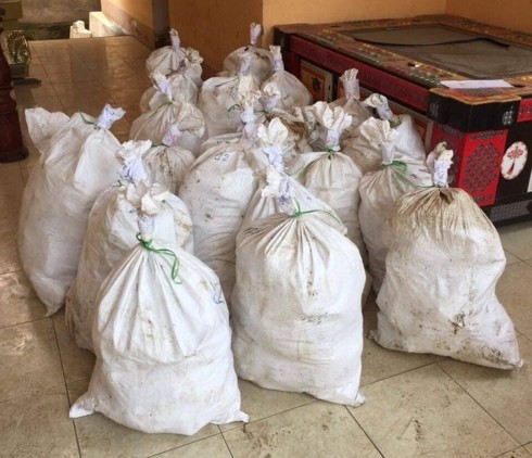 Bắt giữ 3 đối tượng giấu 700kg ma túy trong bao tải, loa thùng ảnh 2