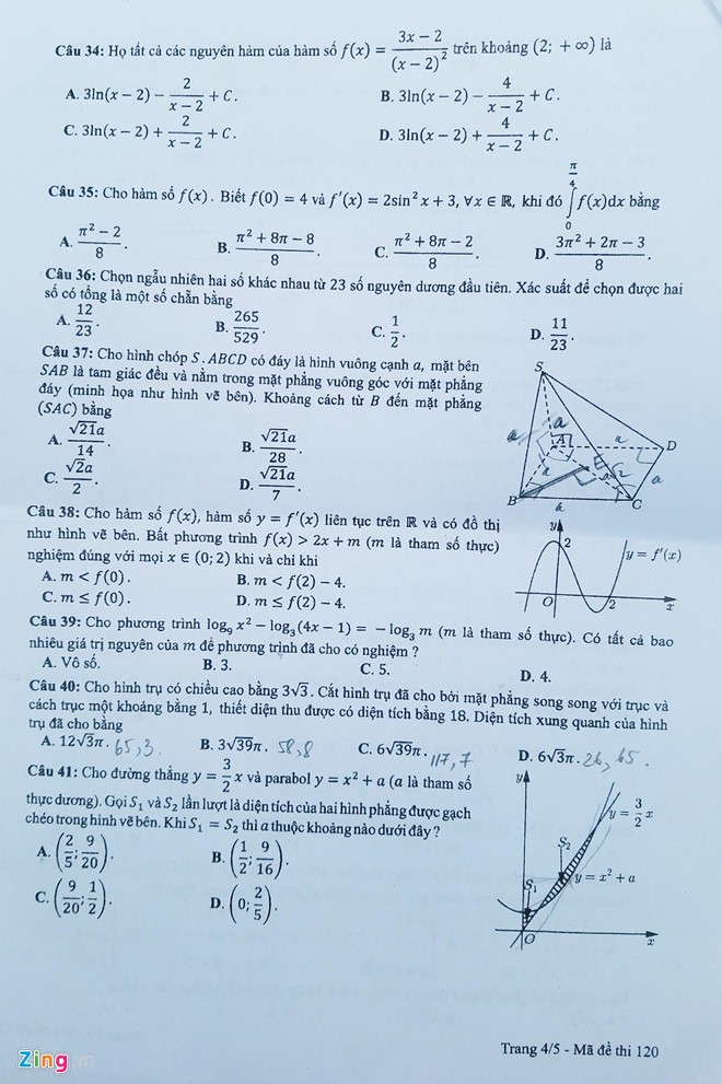 De thi mon Toan THPT quoc gia 2019 hinh anh 4 