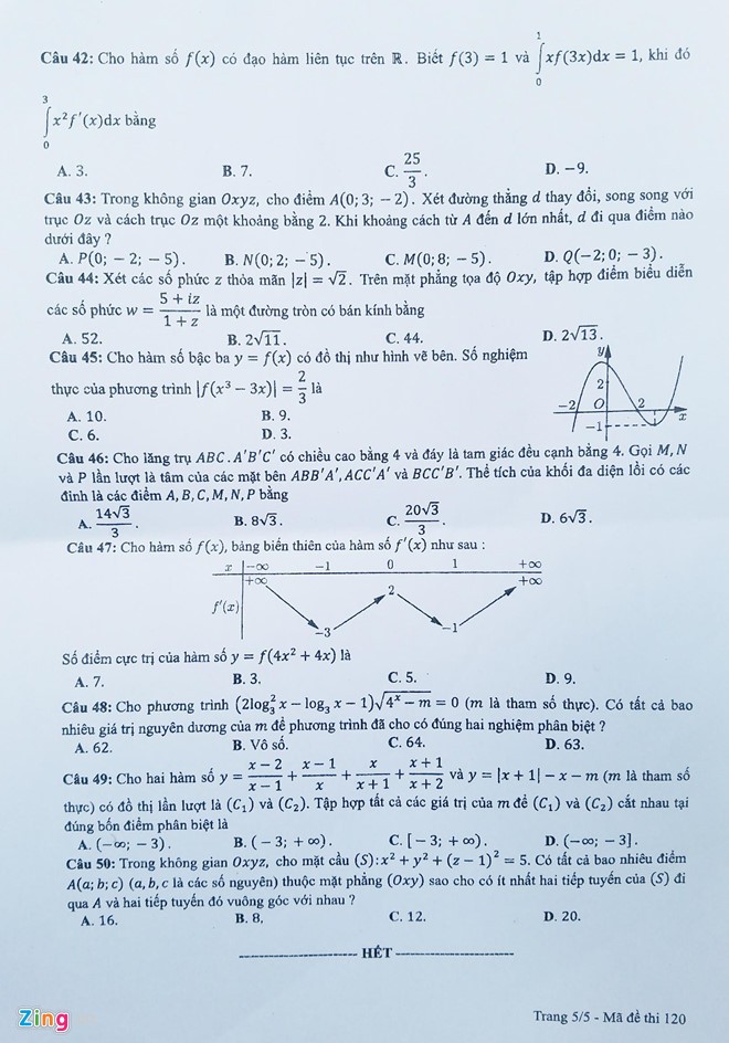 De thi mon Toan THPT quoc gia 2019 hinh anh 5 