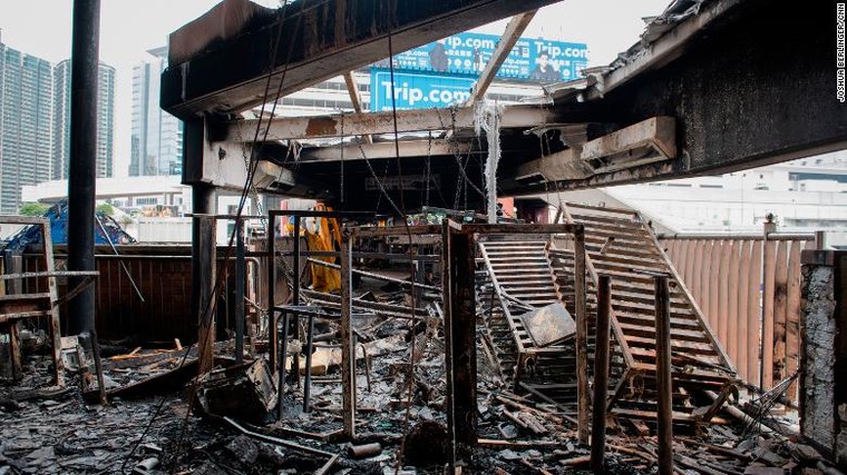 Trường Đại học Bách khoa Hong Kong tan hoang sau 'cơn bão' biểu tình ảnh 2