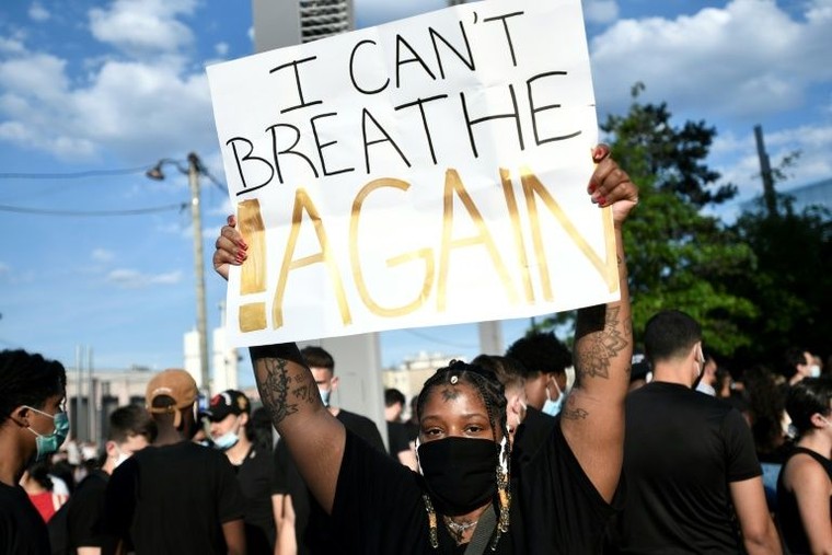 Biểu tình chống phân biệt chủng tộc lan tới Paris ảnh 2