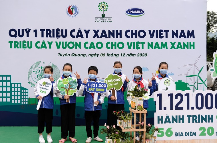 Vinamilk hoàn thành mục tiêu trồng hơn 1,1 triệu cây xanh cho Việt Nam trong năm 2020 ảnh 3