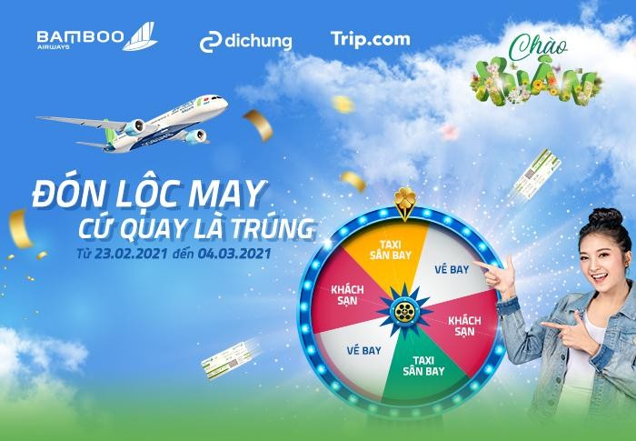 Du xuân đón lộc, cứ quay là trúngquà cùng Bamboo Airways ảnh 1