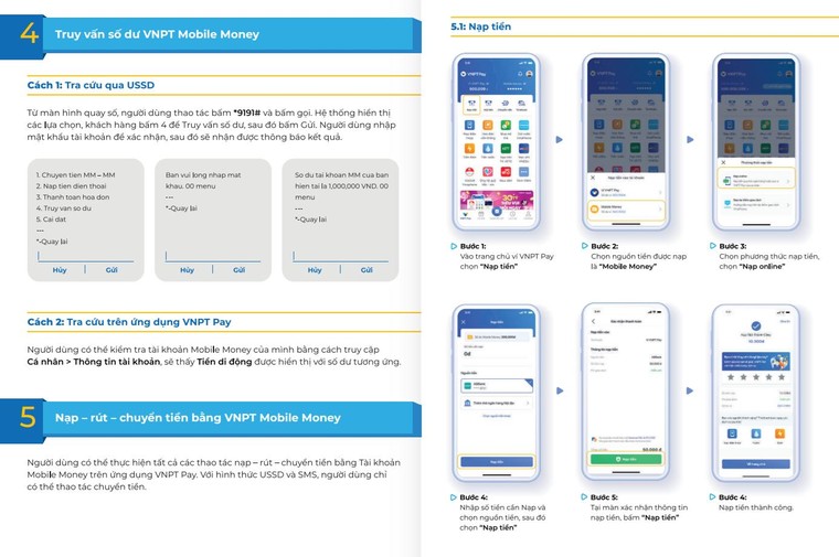 Hướng dẫn sử dụng dịch vụ VNPT Mobile Money ảnh 6