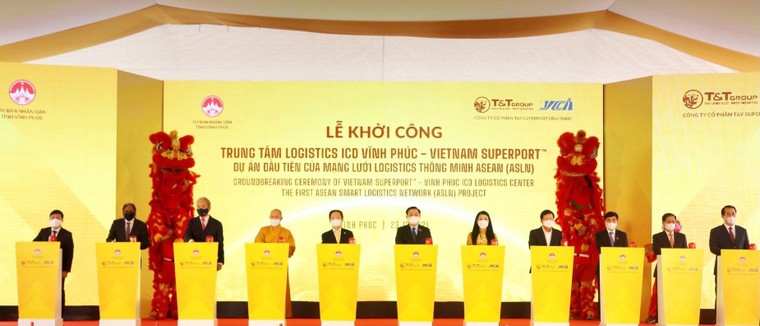 T&T Group và đối tác Singapore khởi công Trung tâm Logistics ICD Vĩnh Phúc ảnh 3