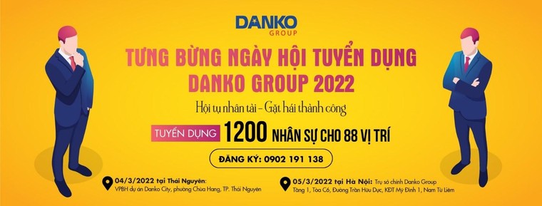 Danko Group tìm kiếm nhân tài với chế độ đãi ngộ hấp dẫn ảnh 1